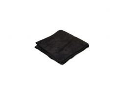 Microfiber Black Towel 16" x 16" - 1 piece